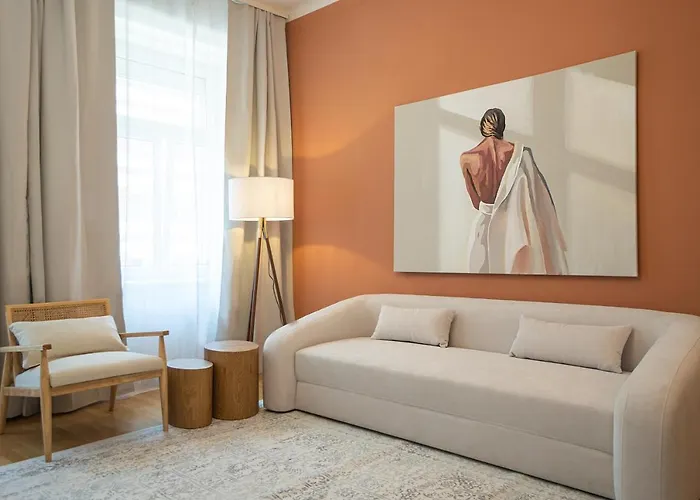 Stylish With A King Bed Apartmán *
