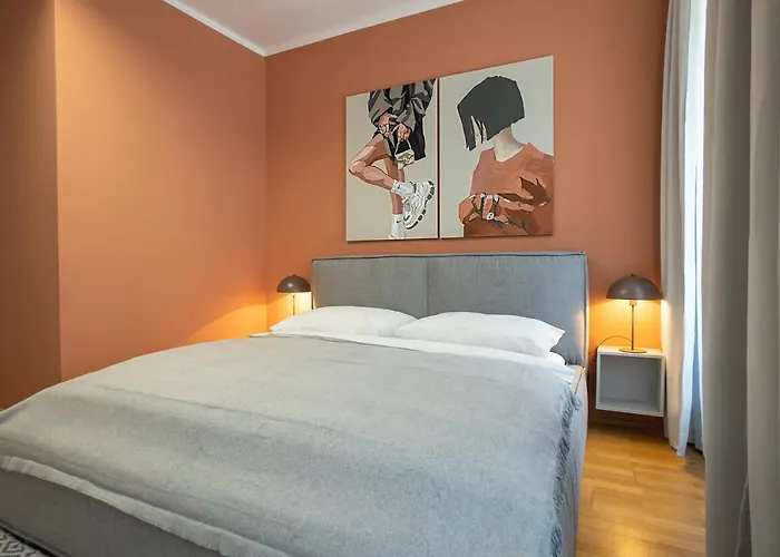 Stylish With A King Bed Apartmán *