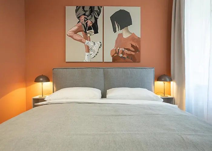 Apartmán Stylish With A King Bed Vídeň