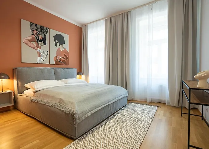 Stylish With A King Bed Apartmán *